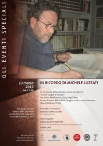 Locandina volume in ricordo di Michele Luzzati