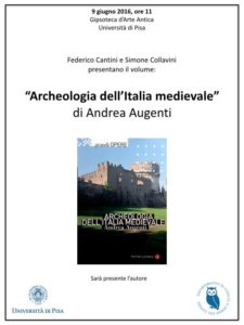 Locandina Archeologia dell'Italia medievale