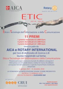 Locandina concorso ETIC