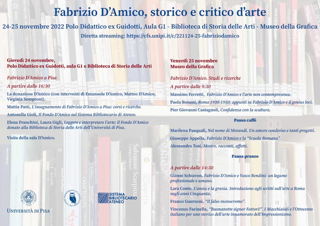 fabrizio d'amico storico e critico d'arte