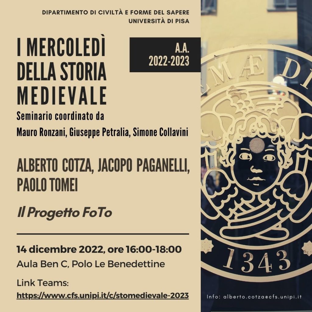 lunedì storia medievale - progetto foto